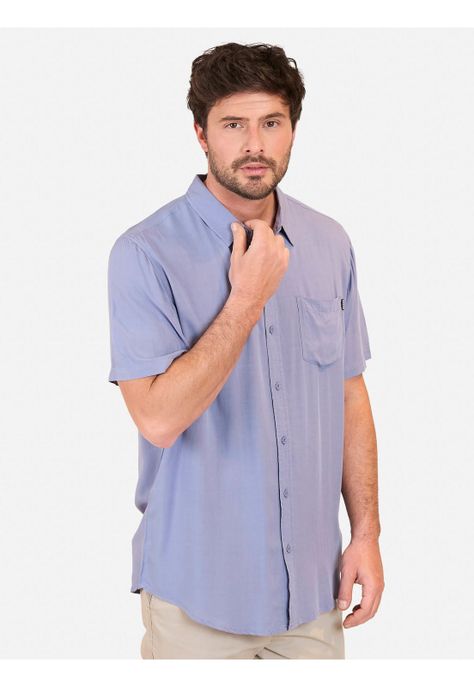 Camisa MC Pirte Azul Hombre Maui And Sons-0