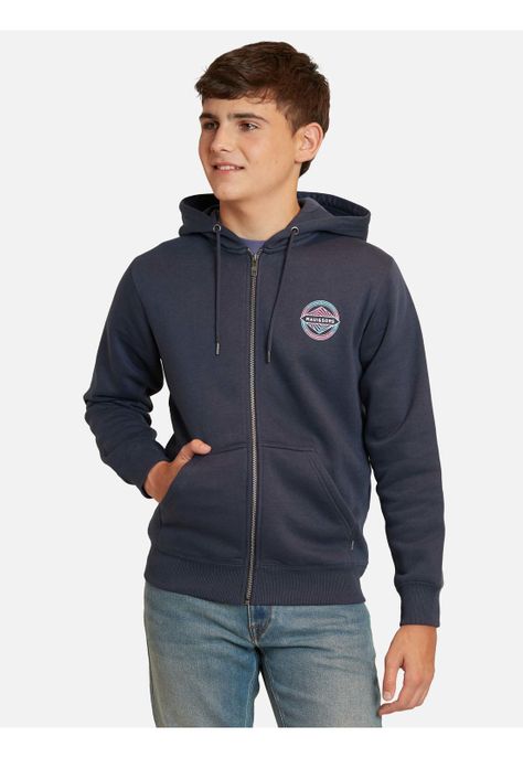 Poleron Pull Over Azul Marino Juvenil Maui And Sons-0