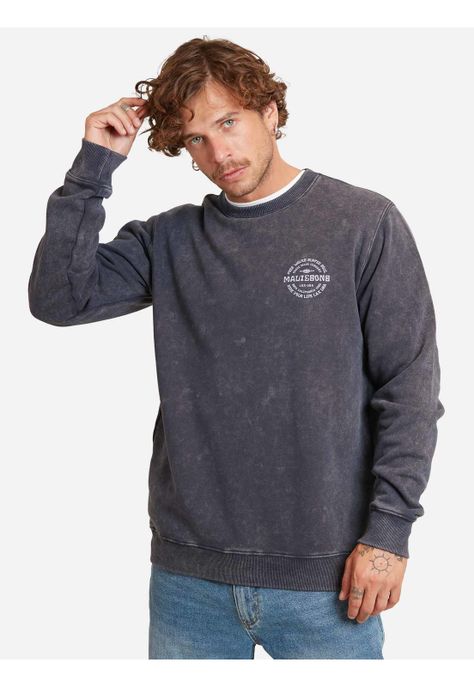 Poleron Free Waves Surfing Azul Hombre Maui And Sons-0