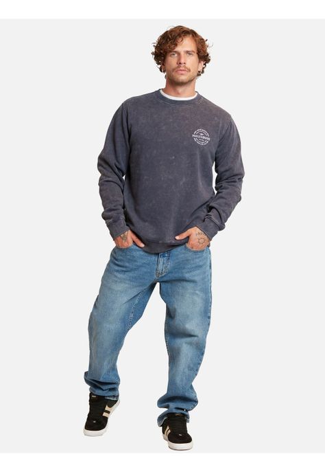 Poleron Free Waves Surfing Azul Hombre Maui And Sons-3