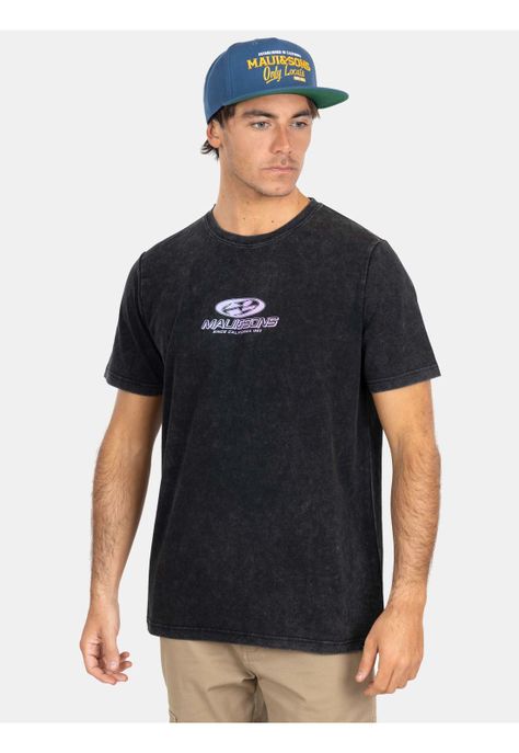 Polera MC Throwback Tide Negro Hombre Maui And Sons-0