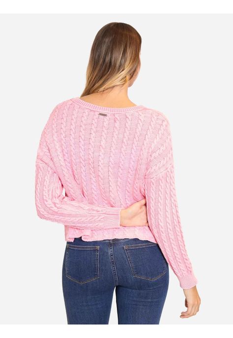 Sweater Silky Rosado Mujer Maui And Sons-1