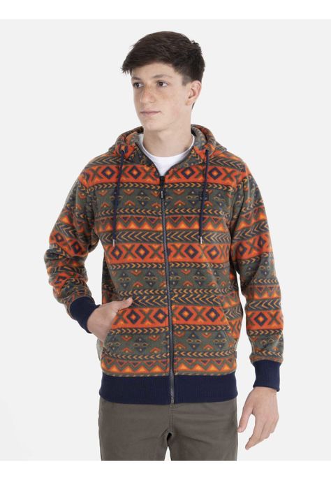 Poleron NORDIC STREET Juvenil Multicolor Maui and Sons-0