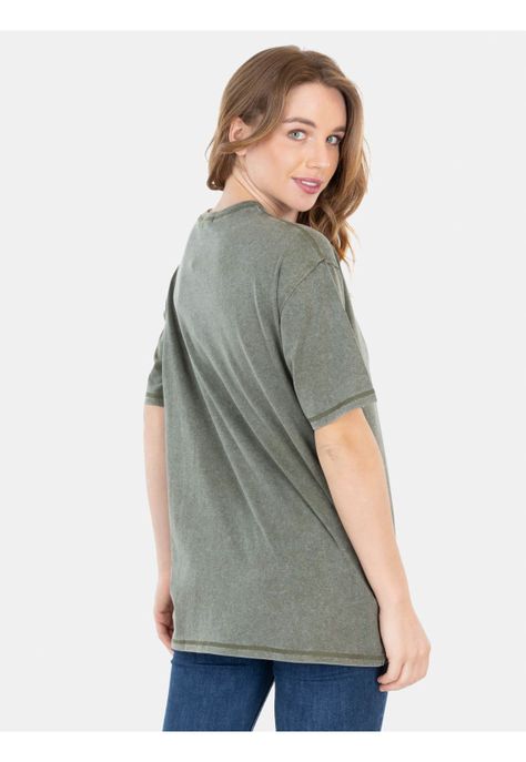 Polera Ariel T-Shirt Verde Mujer Maui And Sons-1