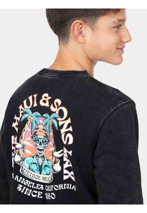 Poleron CR Henry Negro Infantil Maui and Sons-2