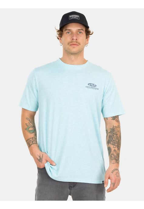 Polera MC Mel Oval Celeste Hombre Maui And Sons-0