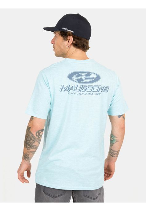 Polera MC Mel Oval Celeste Hombre Maui And Sons-1