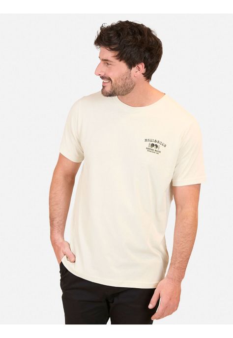 Polera MC Surfing Waves Beige Hombre Maui And Sons-0
