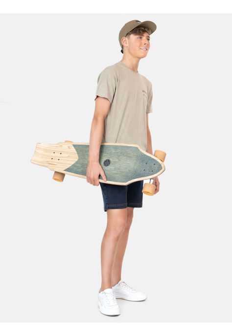 Polera MC To Beach Lax Khaki Infantil Maui And Sons-2