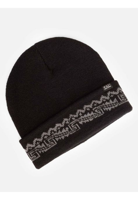 Gorro Tahití Negro Hombre Maui And Sons-2