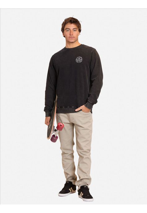 Poleron CR Logan Negro Hombre Maui and Sons-3