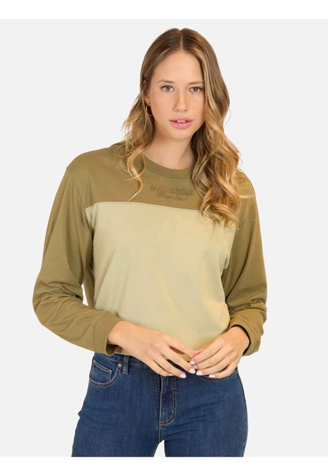 Polera ML Dreams Verde Mujer Maui And Sons-0