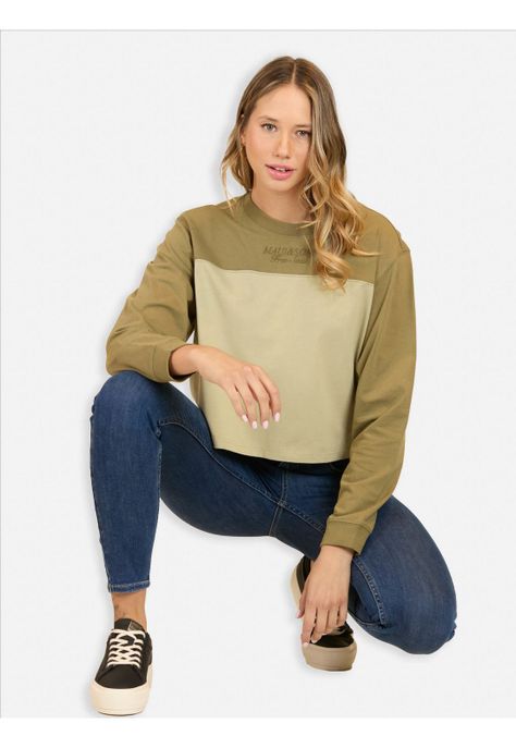 Polera ML Dreams Verde Mujer Maui And Sons-3