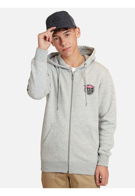 Poleron Clasic Shhark Juvenil Hombre Gris Maui And Sons-0