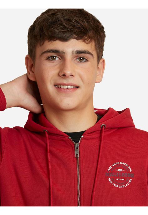 Poleron Pull Over Free Rojo Juvenil Maui And Sons-2