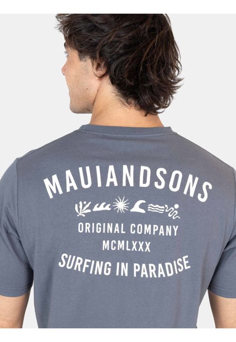 Polera MC Lani Gris Hombre Maui And Sons-2