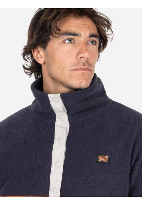 Poleron Micropolar Rider Naranjo Hombre Maui And Sons-2