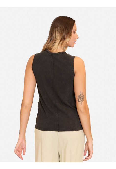 Polera MC Enjoy The Sunset Negro Mujer Maui And Sons-1
