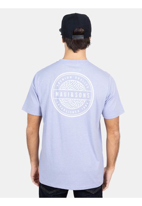 Polera MC Ocean Mu Morado Hombre Maui And Sons-1