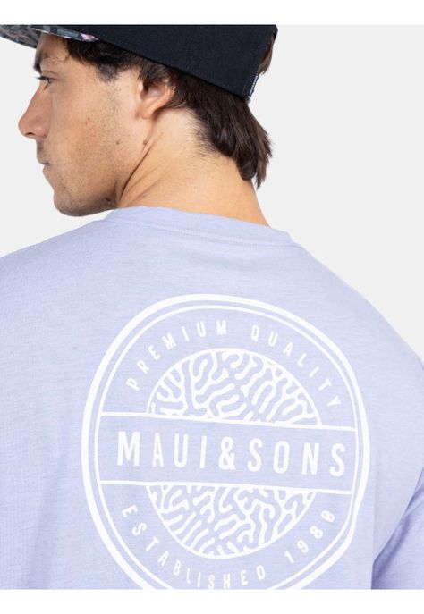 Polera MC Ocean Mu Morado Hombre Maui And Sons-3