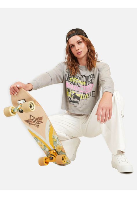 Polera Feel Mujer Gris Maui And Sons-3