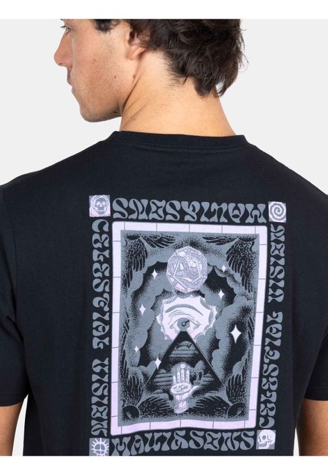 Polera MC Gradient Art Tees  Negro Hombre Maui And Sons-2