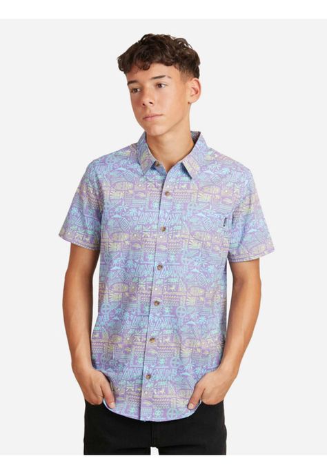Camisa Mc 5C908 Juvenil Hombre Multicolor Maui And Sons-0