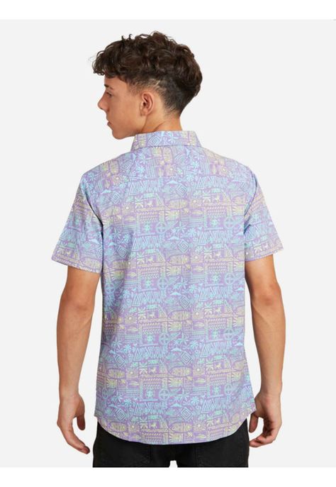 Camisa Mc 5C908 Juvenil Hombre Multicolor Maui And Sons-1