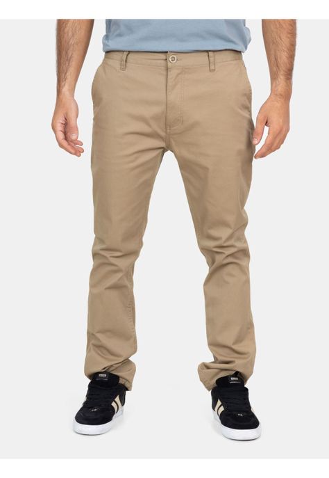 Pantalon Clasico Wanderer Khaki Hombre Maui And Sons-0