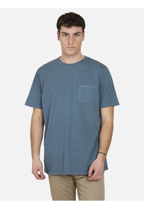Polera 5P1398 Hombre Azul Maui and Sons-0