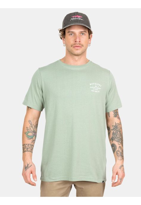 Polera MC Boarding Company Verde Hombre Maui And Sons-0