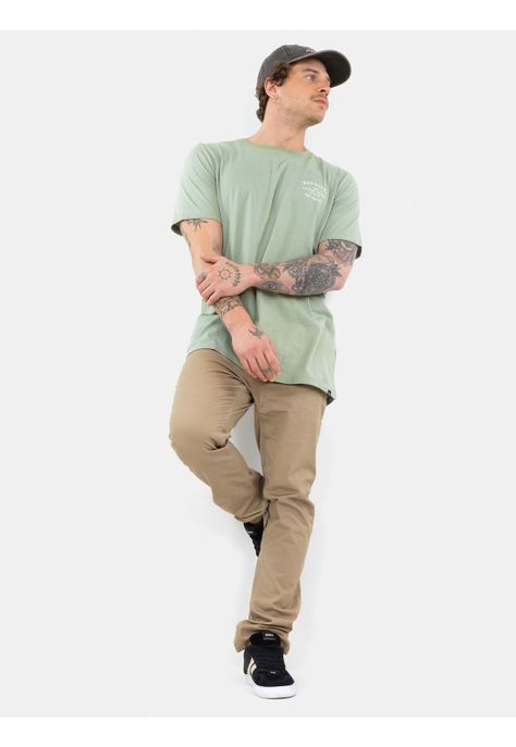 Polera MC Boarding Company Verde Hombre Maui And Sons-2
