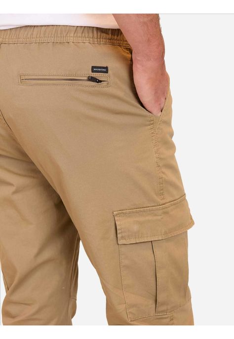 Pantalon Jogger Cargo Kona Khaki Hombre Maui And Sons-2