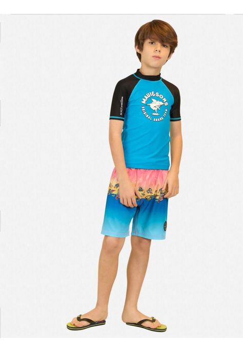 Polera UVP Parise Azul Niño Maui And Sons-2