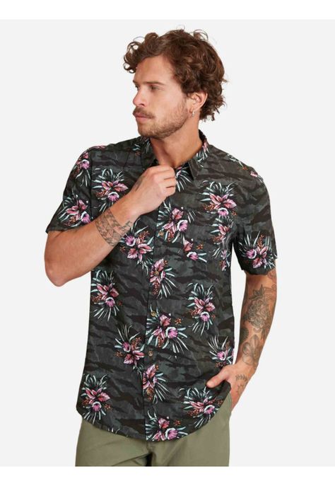 Camisa Mc 5C882 Hombre Multicolor Maui And Sons-0