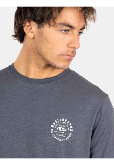 Polera MC Symbols Of Nature Gris Hombre Maui And Sons-2