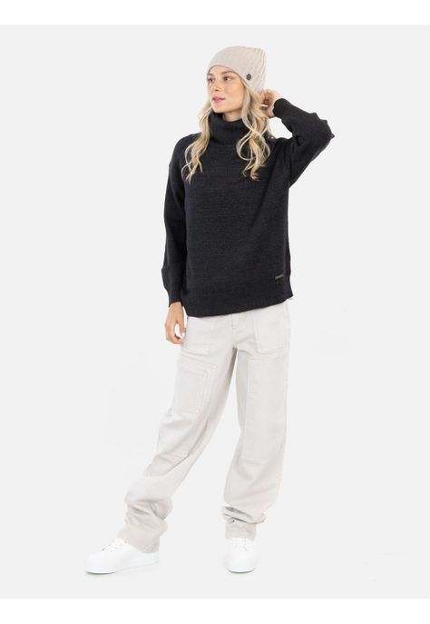 Sweater Sunsur Negro Mujer Maui And Sons-3