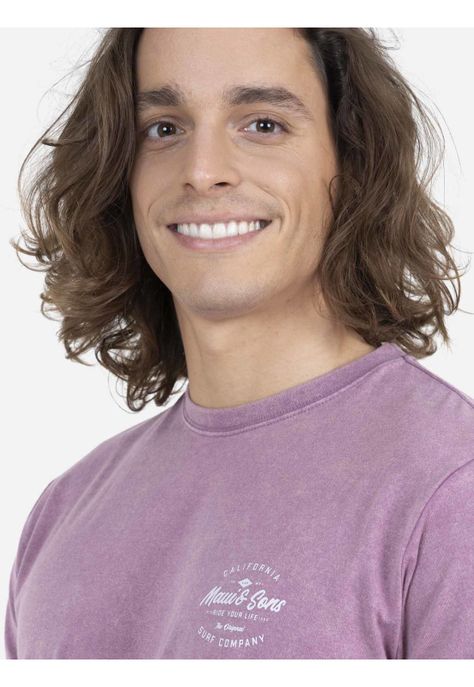 Polera Hombre 5P385-MV22 Burdeo Maui and Sons-2