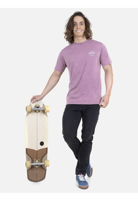 Polera Hombre 5P385-MV22 Burdeo Maui and Sons-3