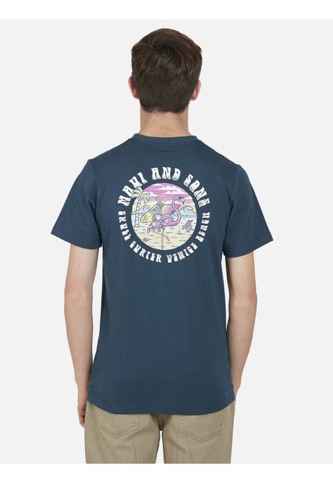 Polera SUNSET COOKIE Juvenil Azul Maui and Sons-1
