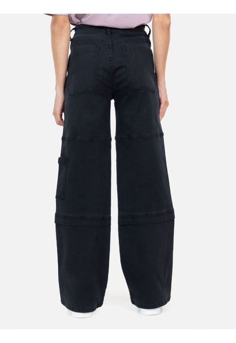 Jeans Rush Negro Mujer Maui And Sons-1