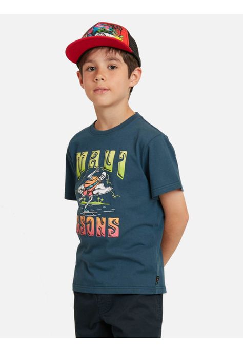 Pack Polera Jockey Infantil Azul Maui and sons-0
