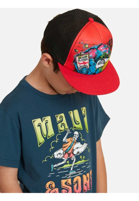 Pack Polera Jockey Infantil Azul Maui and sons-2