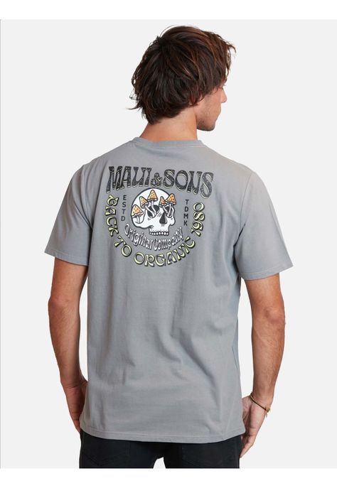 Polera organic tees Verde Hombre Maui And Sons-1
