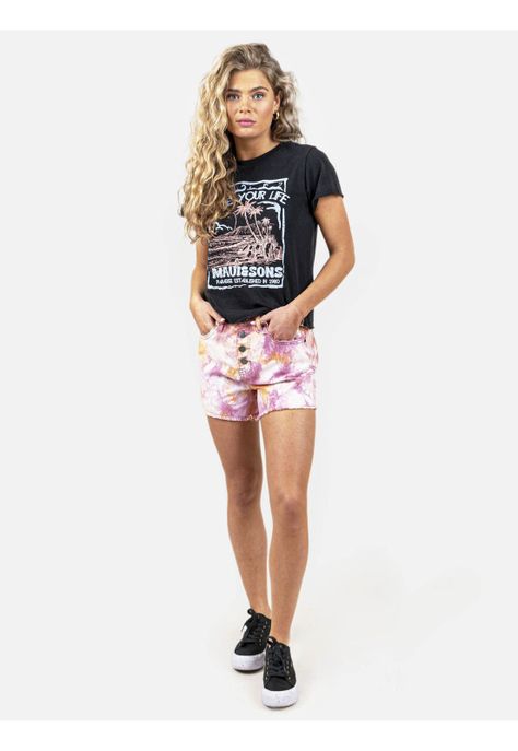 Short Jeans 5B1942 Mujer Multicolor Maui And Sons-3