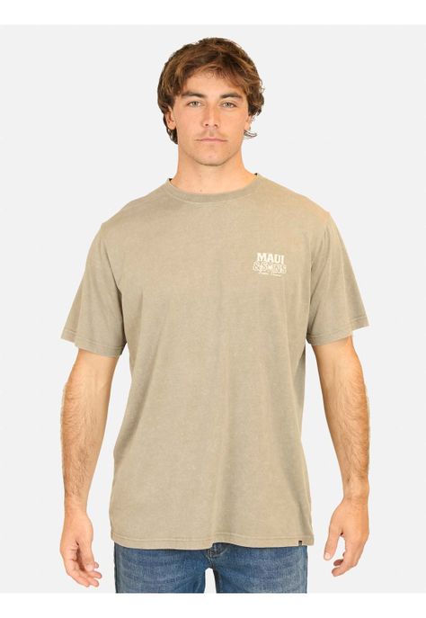 Polera MC Surf And Skate Cny Verde Hombre Maui And Sons-0