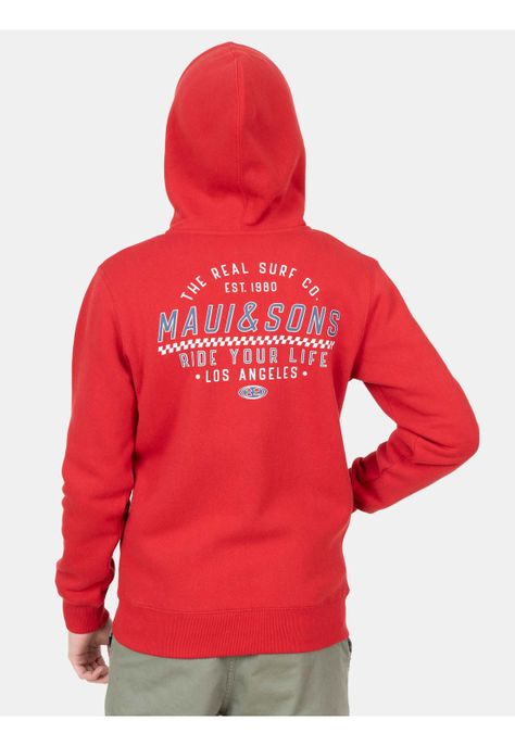 Poleron FZ Twilight Rojo Infantil Maui and Sons-1