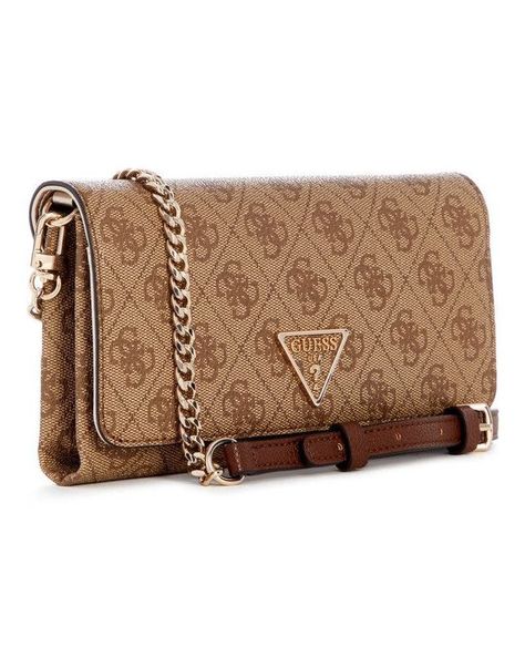 Cartera Guess Mujer Noelle Xbody Flap Organizer Café-1