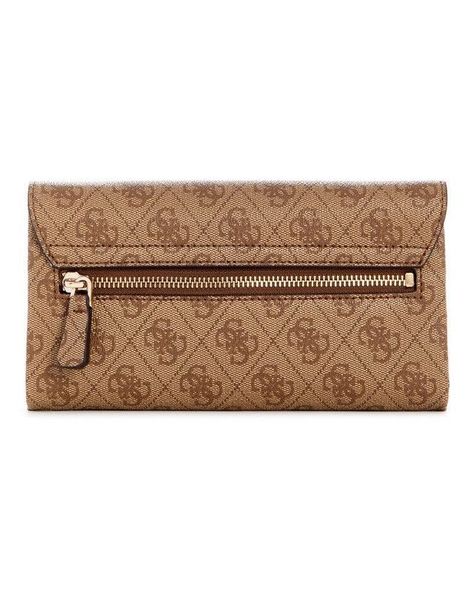 Cartera Guess Mujer Noelle Xbody Flap Organizer Café-2