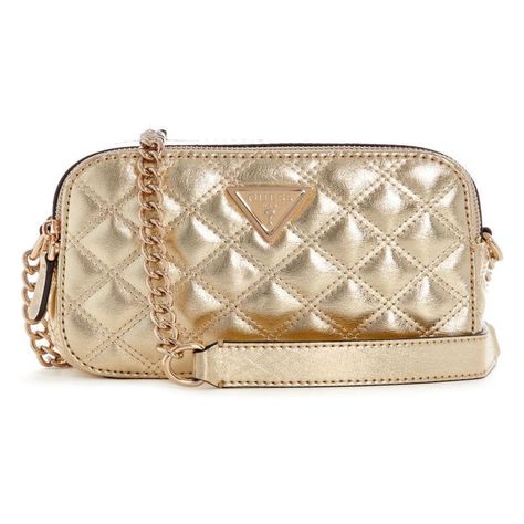 Cartera Guess Mujer Giully Camera Bag Dorado-0